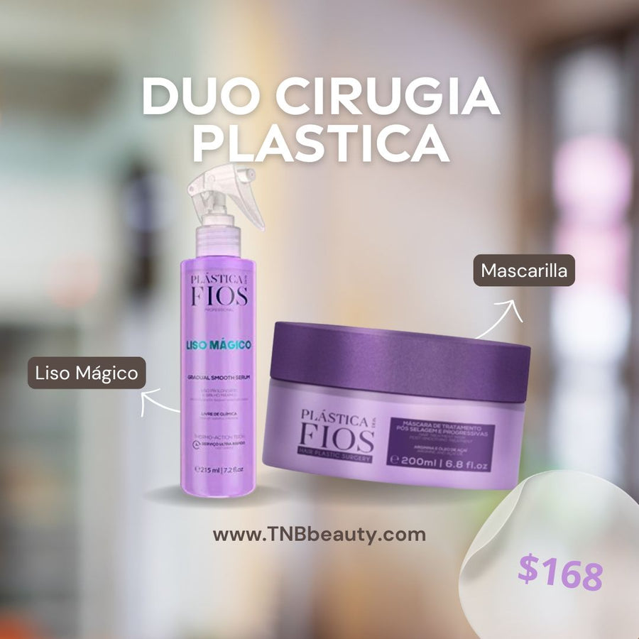 Duo Liso Mágico + Mascarilla Cirugía Plástica Dos Fios