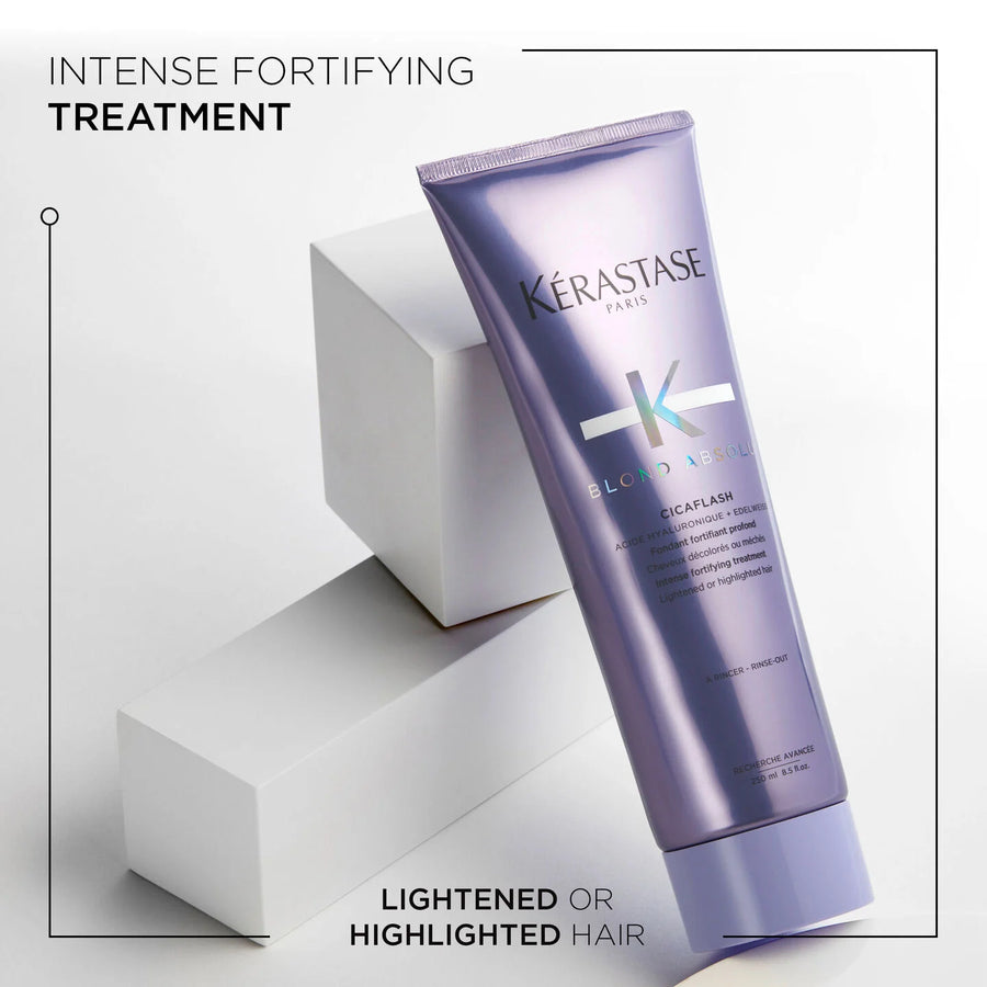 Blond Absolu Say Bye To Brass, Hello Vibrant Blonde Highlighted Hair