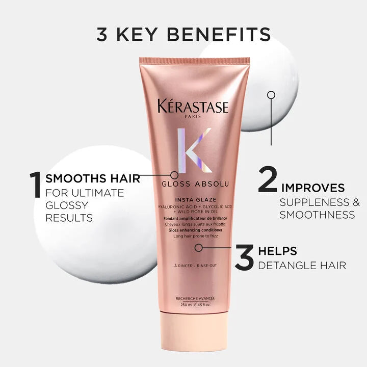 Gloss Absolu Insta-Glaze Anti-Frizz Conditioner 250ml